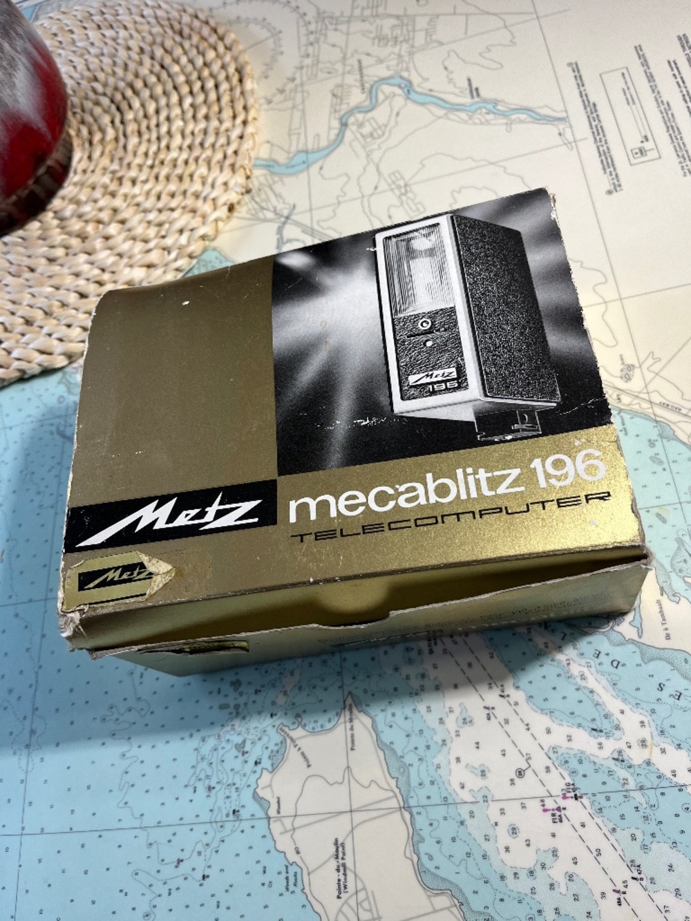 Vintage Metz Mecablitz 196 Telecomputer Flash Unit